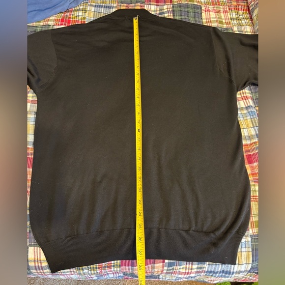 Anthology Men’s black mock turtleneck sweater size L - Picture 6 of 6